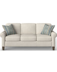 Moxy - Fabric Sofa, Curved Sock Arms