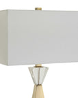Arete - Modern Brass Table Lamp - Gold