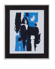 Monolith I Framed Print - Blue