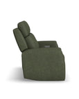 Felix - Power Reclining Loveseat With Console, Power Headrest, Lumbar, Heat & Massage