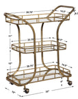 Stassi - Serving Cart - Gold