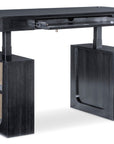 Home Office - Adjustable-Height Desk - Black