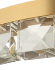 Segovia - Round Crystal LED Chandelier - Gold