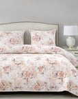 Colette - Full/Queen Reversible Quilt Set Set of 3 - Blush