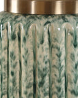 Hensley - Table Lamp - Ivory & Green