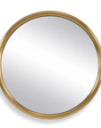 Atkinson - Modern Round Mirror - Brass