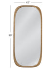 Malton - Floor Mirror - Ant Gold