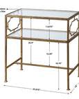 Genell - Side Table - Gold