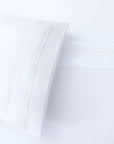 Border Embroidery - Queen Sheet Set Set of 4 - White