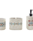 Spirit Valley - Ceramic Countertop Bathroom Set Set of 3 , 4 Per Carton - Cream