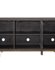 Adrienne - Server - Sandblasted Dark Brown & Antique Gold Metal