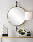 Guardrail - Round Mirror - Gold