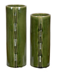 Meander - Vases (Set of 2) - Green