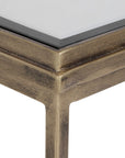 India - Nesting Tables (Set of 3) - Light Brown & Black