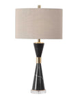 Alastair - Marble Table Lamp - Black