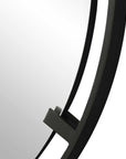 Cashel - Round Iron Mirror - Black