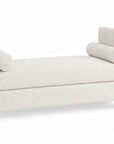Tide & Timber - Boucle Upholstered Daybed - White / Luxe Blue Oak