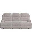 Zecliner Zofa - Power Sleep Sofa With Power Headrests & Lumbar - Dove