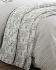 Warshack Inkblot - King Duvet Cover Set 1 Duvet, 2 King Shams - Gray