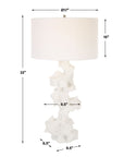 Remnant - White Marble Table Lamp