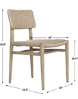 Kailua - Outdoor Wicker Dining Chair - Gray