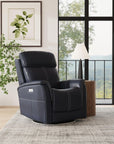 View - Power Swivel Recliner With Power Headrest
