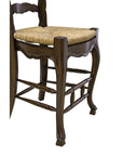 24" Ladderback Counter Stool - Dark Brown