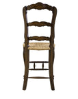 24" Ladderback Counter Stool - Dark Brown