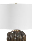 Jaudon - Stacked Table Lamp - Black / Bronze / Brown