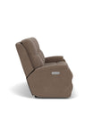 Penn - Transitional Fabric Power Reclining Sofa With Power Headrests & Lumbar