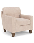 Moxy - Fabric Chair, Rounded Mailbox Arms