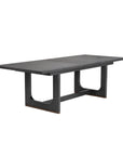 Waterfall - Rectangular Dining Table - Deep Ebony