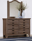 Bungalow Home Double Dresser