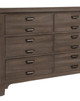 Bungalow Home Double Dresser