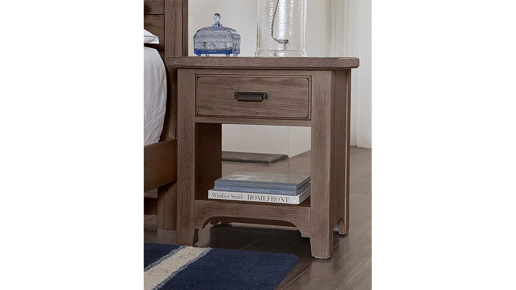 Bungalow Home 1 Drawer Nightstand