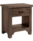 Bungalow Home 1 Drawer Nightstand
