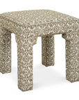 Satoria - Upholstered Small Bench - Green / White