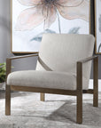 Wills - Contemporary Accent Chair - Beige