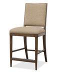 Cashiers - Counter Chair - Chestnut / Willarae Cashew
