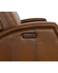 Mustang - Power Sofa With Power Headrest - Rust