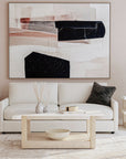 Milano Canvas Art - Beige / Blue