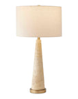 Perkins - Travertine Table Lamp - Brown