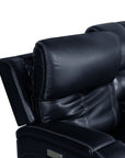 Glenwood - Power Console Loveseat-Recliner With Power And Power Headrest And Lumbar Layflat