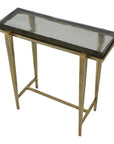 Preston - Rectangular Accent Table - Brass,Gold