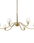 Barcelona - 6 Light Brass Chandelier - Gold
