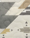 Desert Sage - King Reversible Quilt Set (Set of 3) - Tan / White / Gray