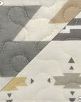 Desert Sage - Twin Reversible Quilt Set Set of 2 - Tan / White / Gray