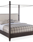 Big Sky - King Poster Bed With Canopy - Black