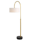 Huxford - Brass Arch Floor Lamp