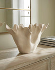 Sand Dune - Outdoor Ceramic Bowl - White